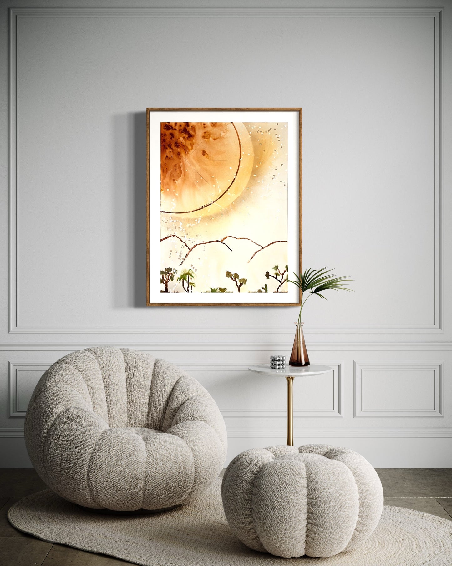 "Kissed by The Desert" | Camila Avelar Abstract Fine Art Print | Limited Edition of 100