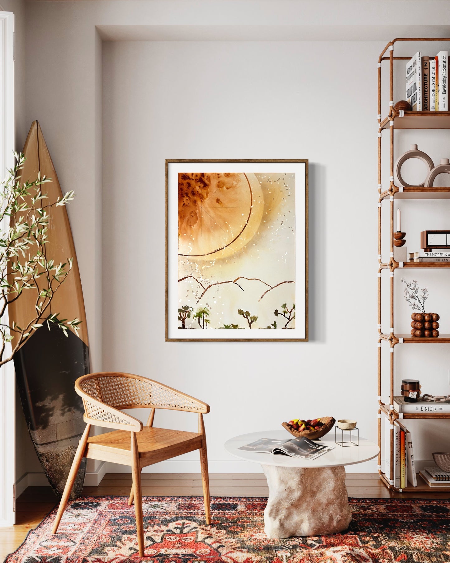"Kissed by The Desert" | Camila Avelar Abstract Fine Art Print | Limited Edition of 100