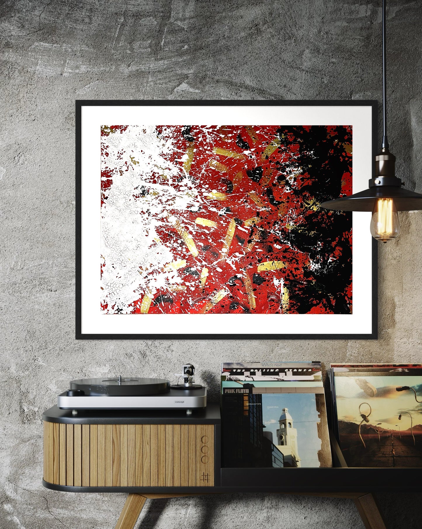 Royalty is a Joke | Fine Abstract Art Limited Edition Print | Framed or Unframed