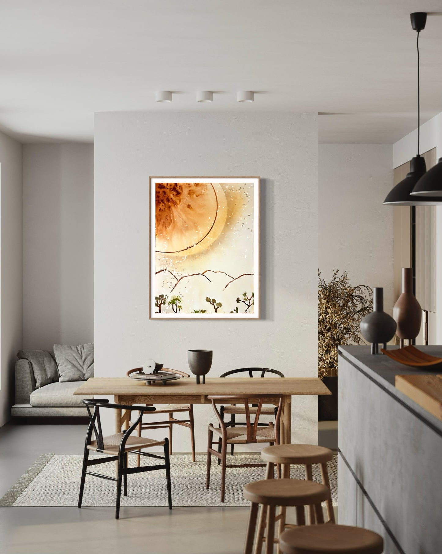 "Kissed by The Desert" | Camila Avelar Abstract Fine Art Print | Limited Edition of 100