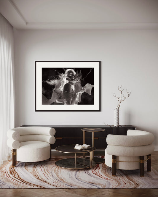 “Black Lillie”| Camila Avelar Abstract Fine Art Print | Limited Edition of 150