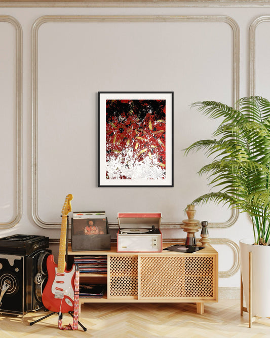 Royalty is a Joke | Fine Abstract Art Limited Edition Print | Framed or Unframed