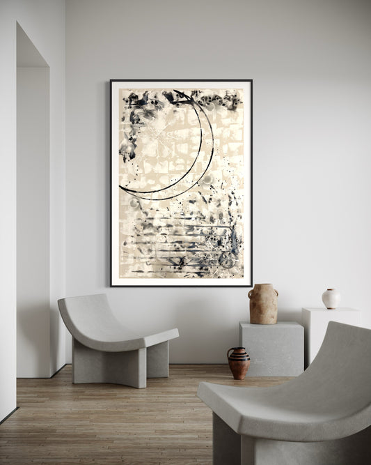 Concrete Sunset | Fine Abstract Art Limited Edition Print | Framed or Unframed Options