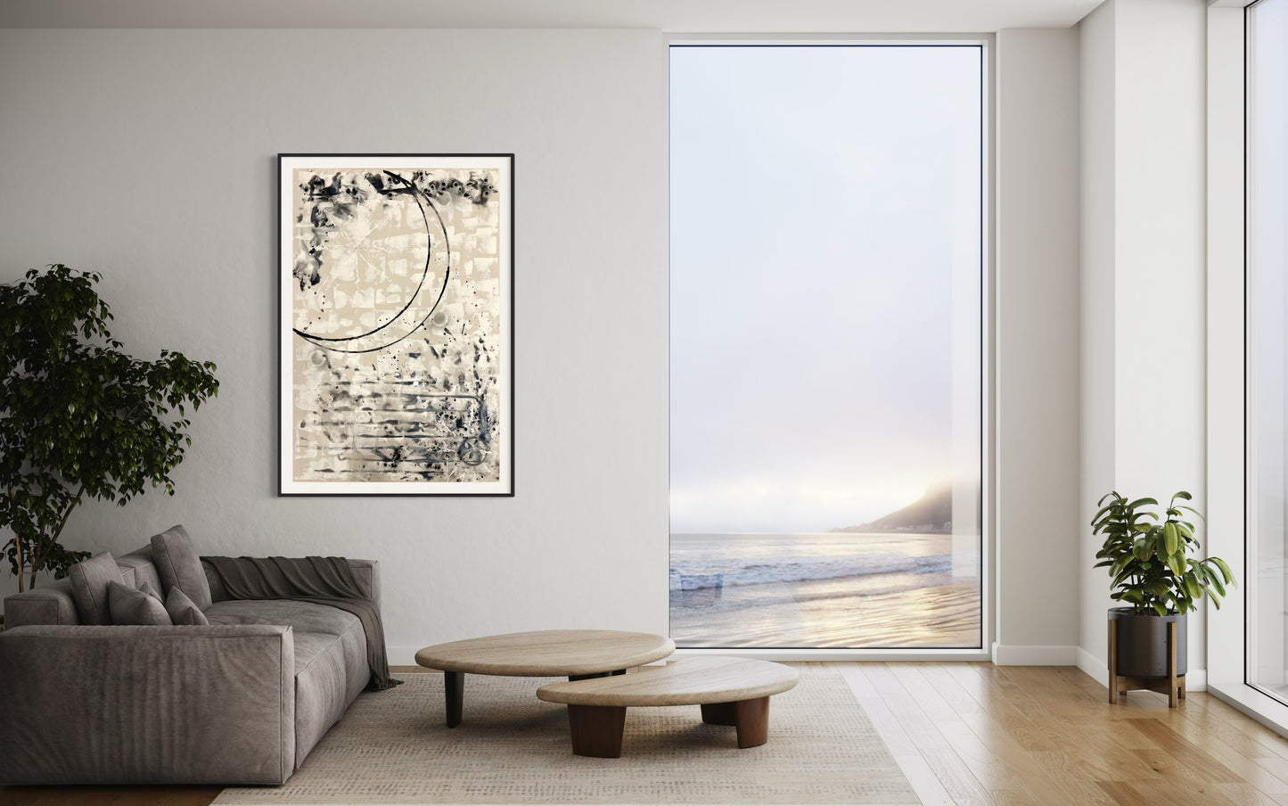 Concrete Sunset | Fine Abstract Art Limited Edition Print | Framed or Unframed Options