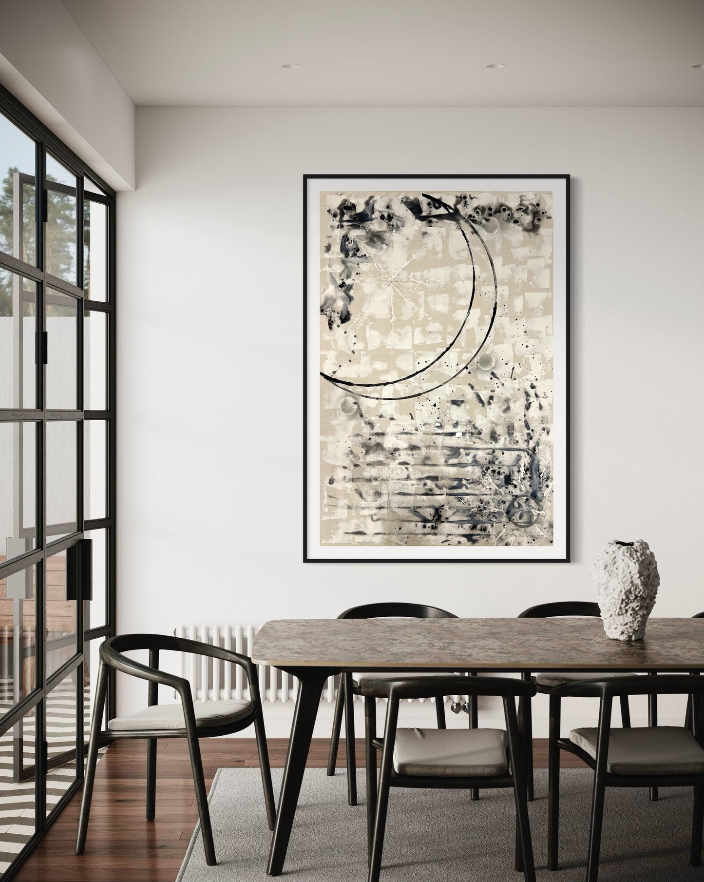 Concrete Sunset | Fine Abstract Art Limited Edition Print | Framed or Unframed Options