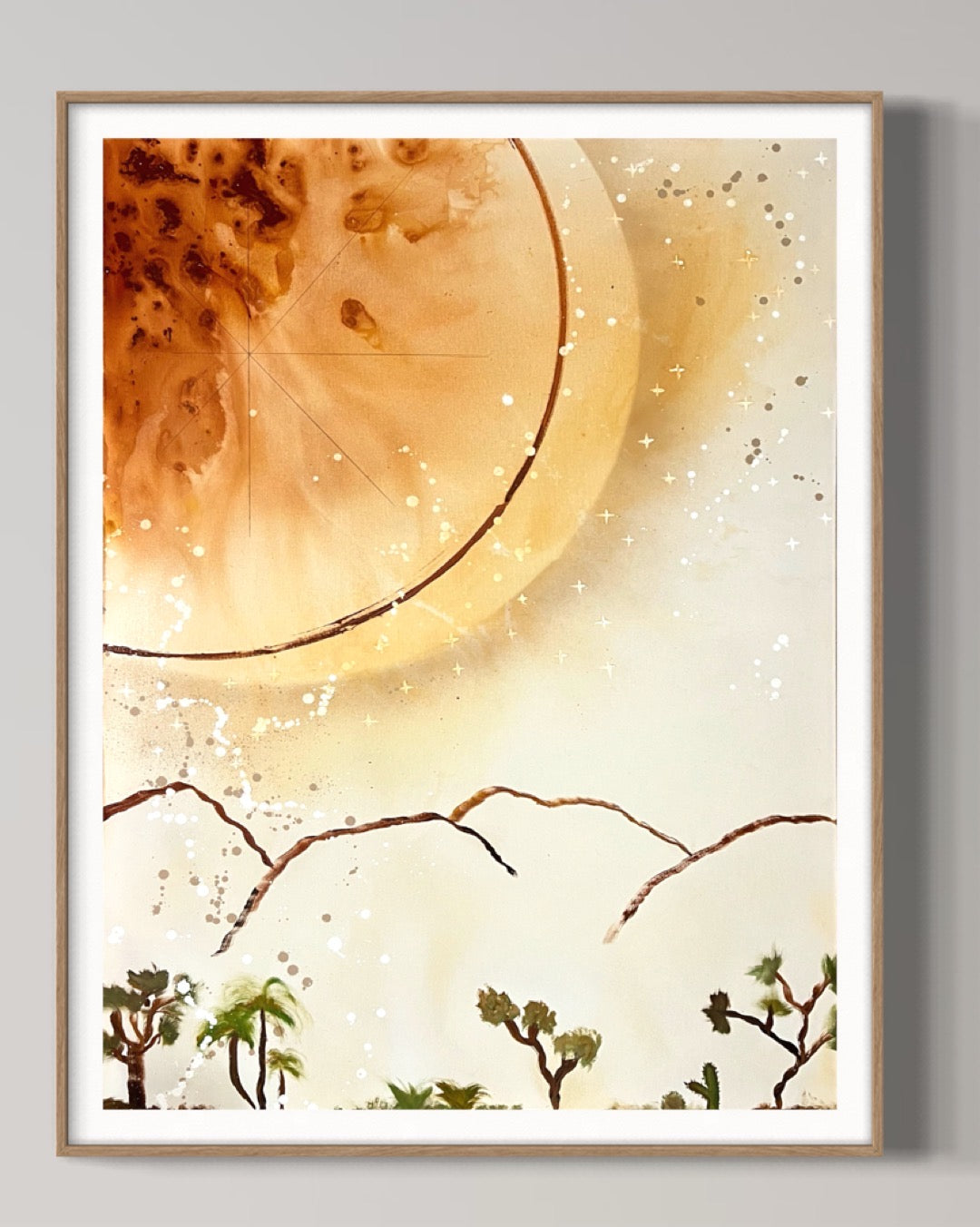 "Kissed by The Desert" | Camila Avelar Abstract Fine Art Print | Limited Edition of 100